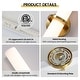 preview thumbnail 6 of 29, Modern Wall Sconce 2-Pack Sconce Wall Lighting Acrylic Lampshade 18in Wall Light Fixture