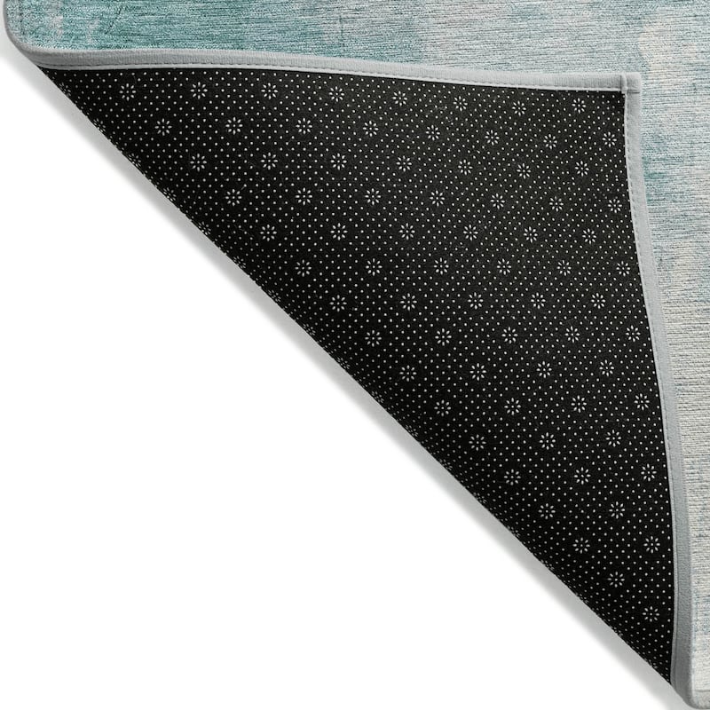 HomeRoots Abstract Transitional Rectangle Outdoor Rug
