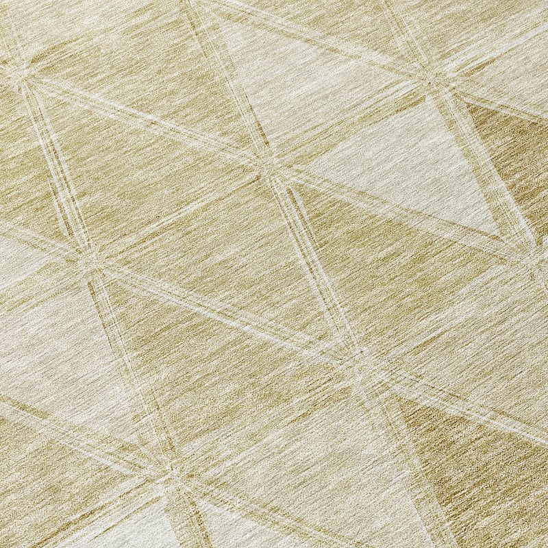 Machine Washable Indoor/ Outdoor Chantille Modern Diamonds Rug