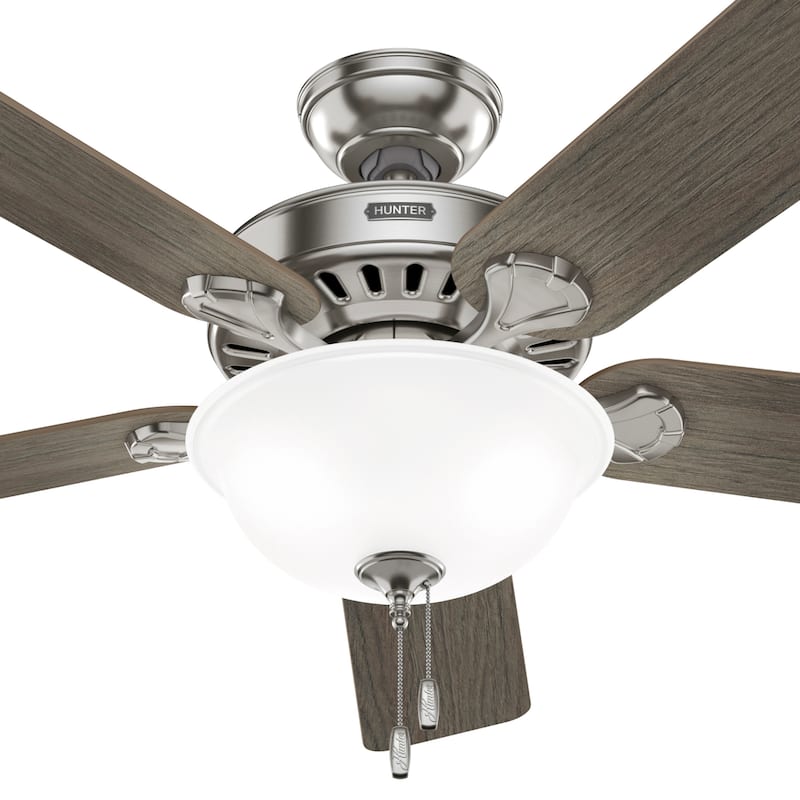 Hunter 52" Pro's Best Traditional Ceiling Fan with LED Light Kit and Pull Chain - DC Motor - ENERGY STAR!