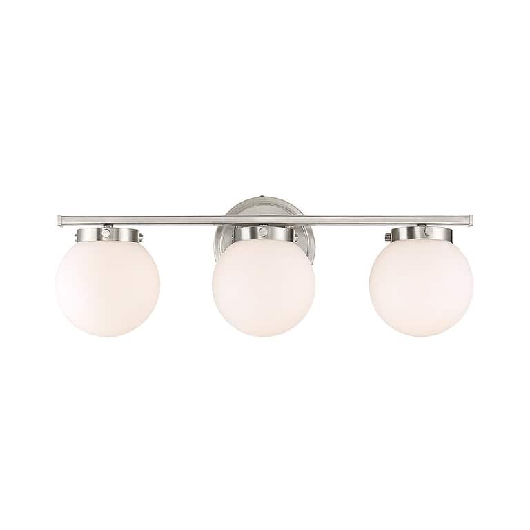 Meridian M80023 3 Light 24" Wide Bathroom Vanity Light - Brushed Nickel