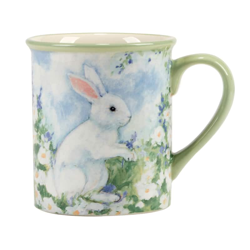 Certified International Easter Morning 18 oz. Mugs, Set of 4