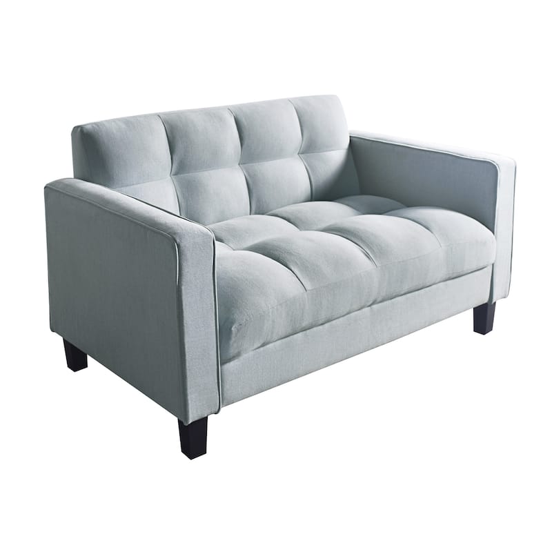 Vernal Upholstered Square Arm Loveseat / Sofa