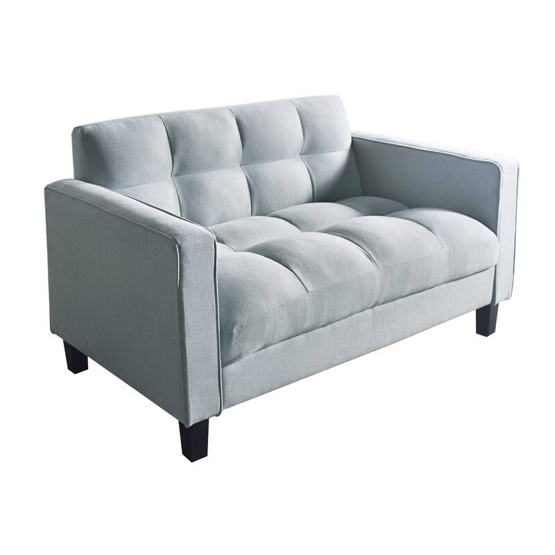 Vernal Upholstered Square Arm Loveseat / Sofa