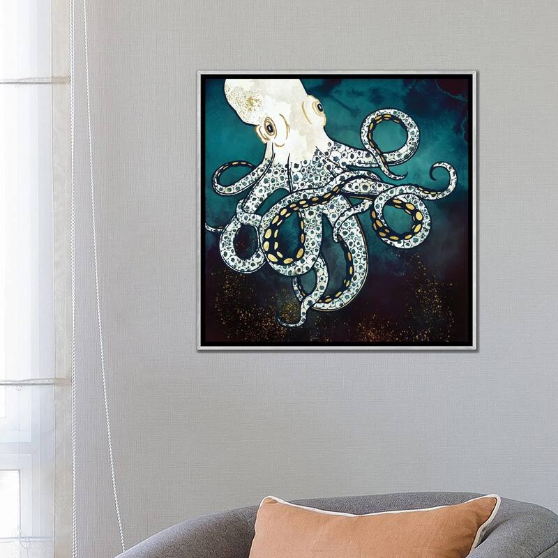 iCanvas "Underwater Dream VII" by SpaceFrog Designs Framed