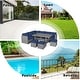 preview thumbnail 9 of 66, Costway 7 PCS Patio Rattan Dining Set Sectional Sofa Couch Ottoman - See Details