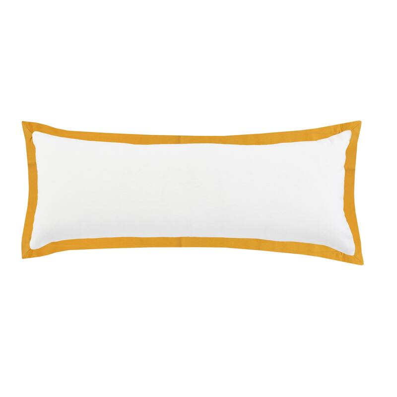 Sevita Golden Empire Bordered Throw Pillow