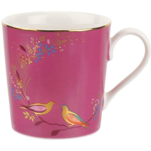 Sara Miller London for Portmeirion Chelsea Collection Mug - Pink 12 oz