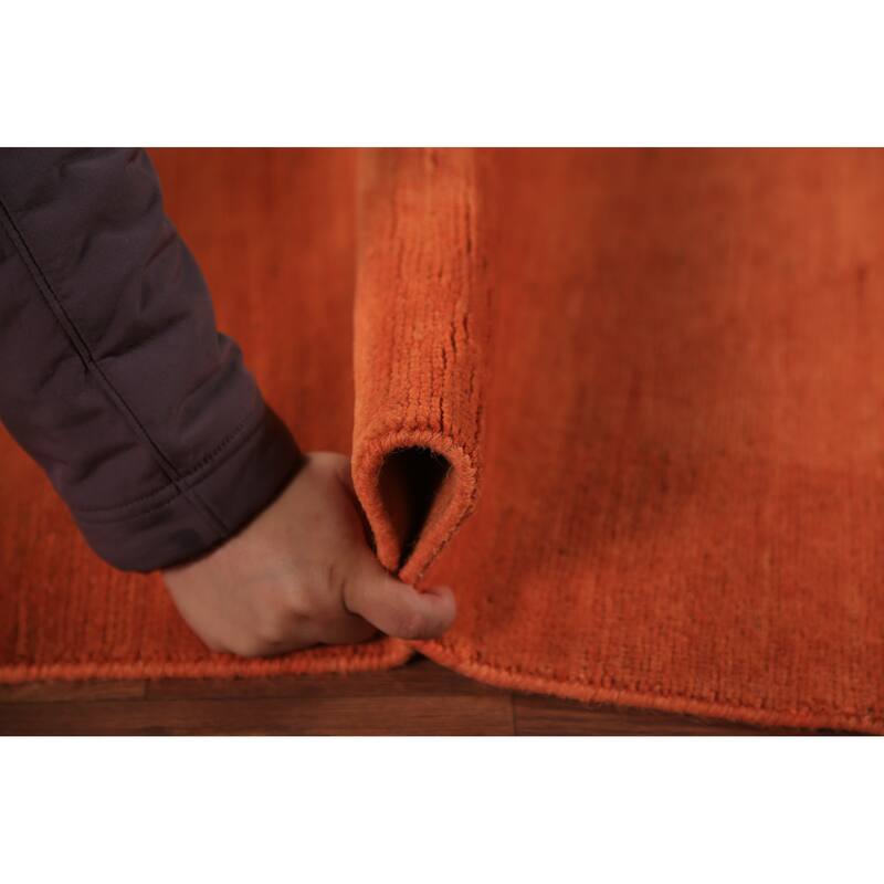 Tribal / Modern Gabbeh Area Rug Hand-Knotted Wool Carpet - 4'9" x 6'7"