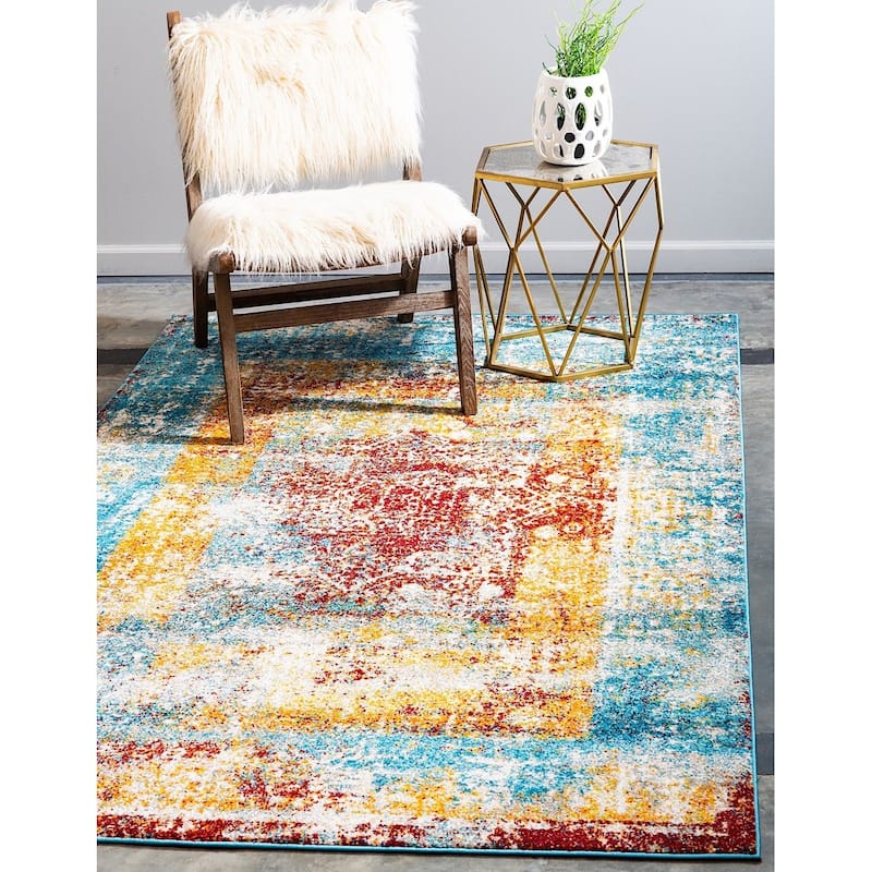 Transitional Traka Collection Area Rug - 9'x12' - Multi