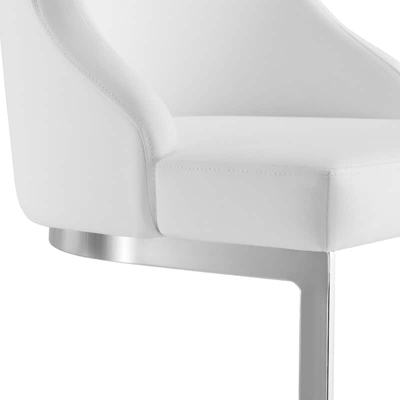 25.8'' Velvet/Leather Counter Height Bar Stools, Set of 2/3 - 36.6"H x 18.9"W x 20.5"D