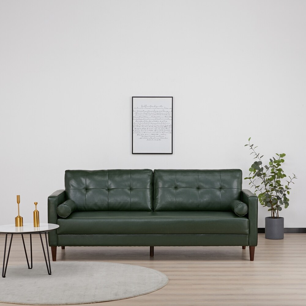 Green Faux Leather Sofas Bed Bath Beyond