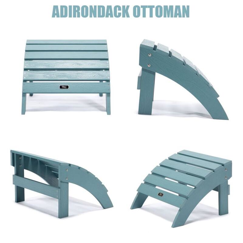 Adirondack All-Weather Ottoman Footstool