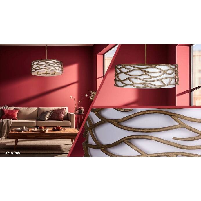 Minka Lavery 3718 Branch Reality 6 Light 28" Wide Pendant