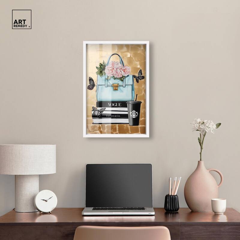 Golden Era of Glam Books Shadowbox by Art Remedy