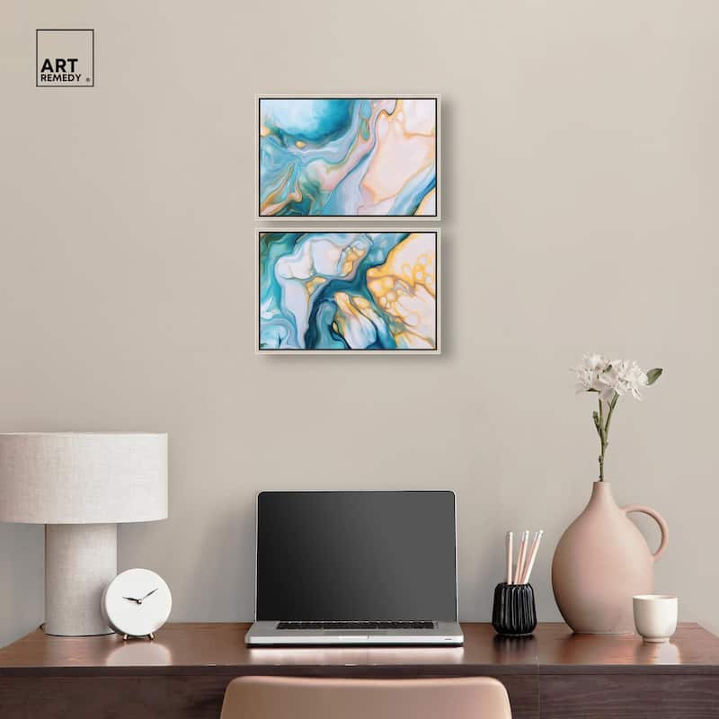 Visions Pastel III Canvas Set of 2 by Art Remedy