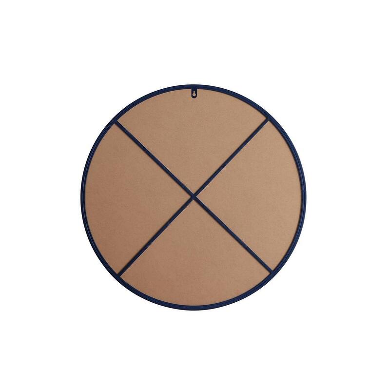 Carson Carrington Labbemala Metal Frame Round Mirror