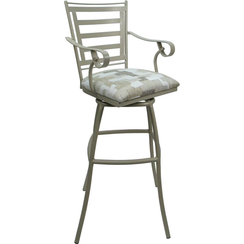 Outdoor Indoor Bar Stool Counter Extra Tall - Jenna with Arms