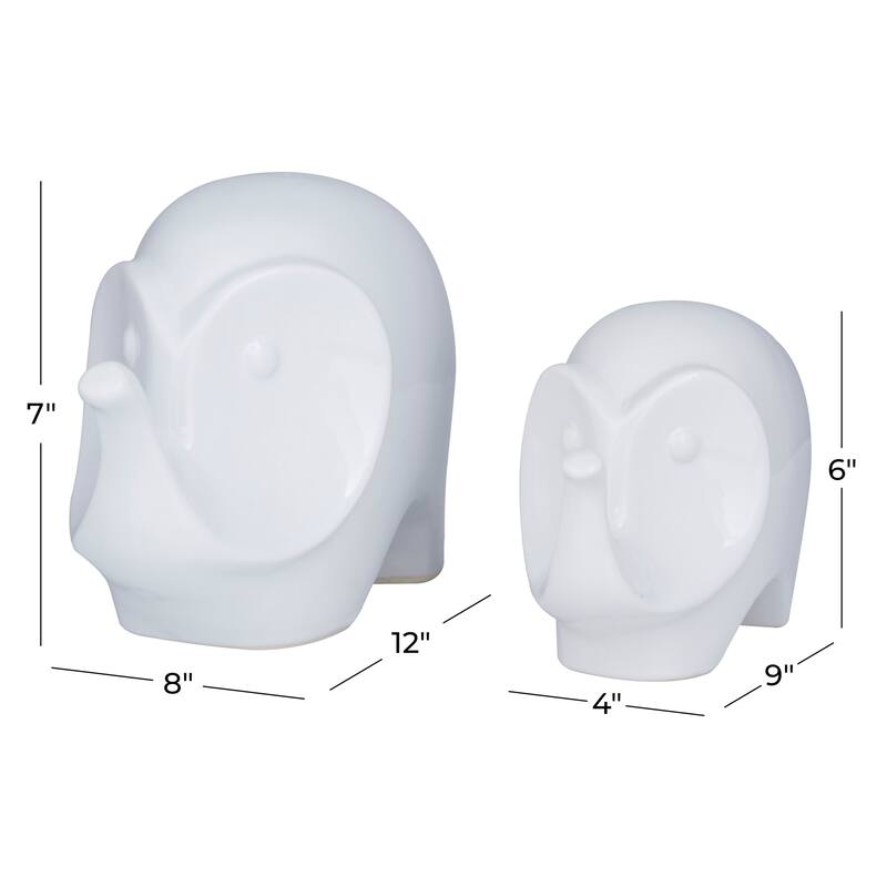 Stoneware Contemporary Sculpture - 7", 6"H