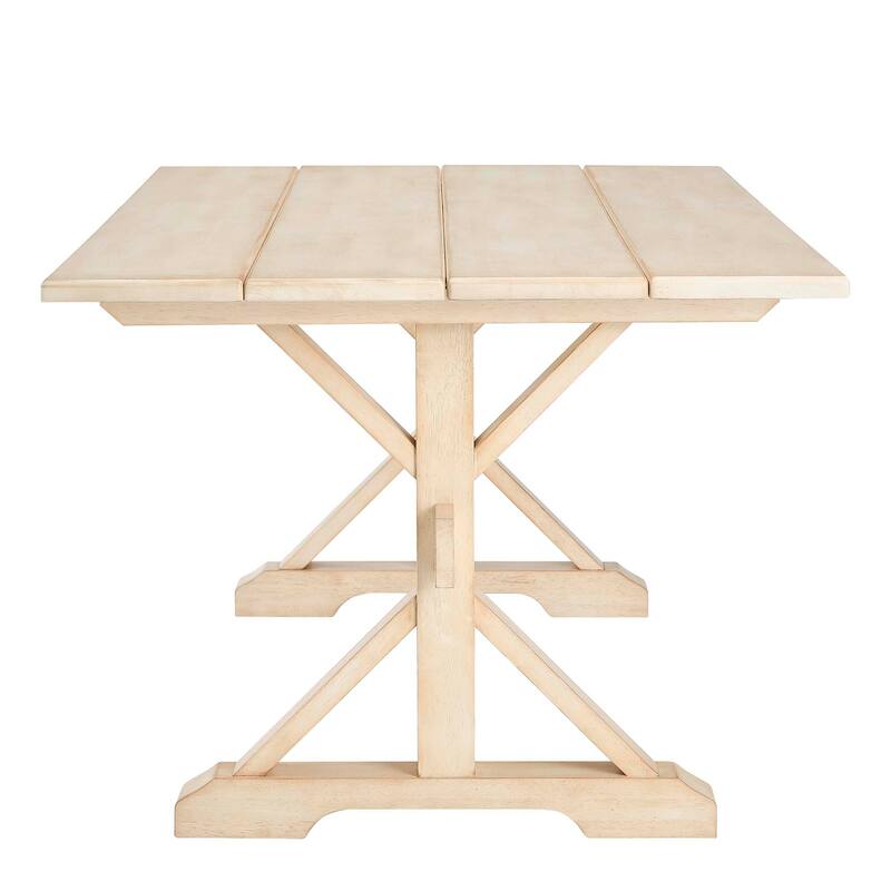 Windchime 71" Wood Dining Table - N/A