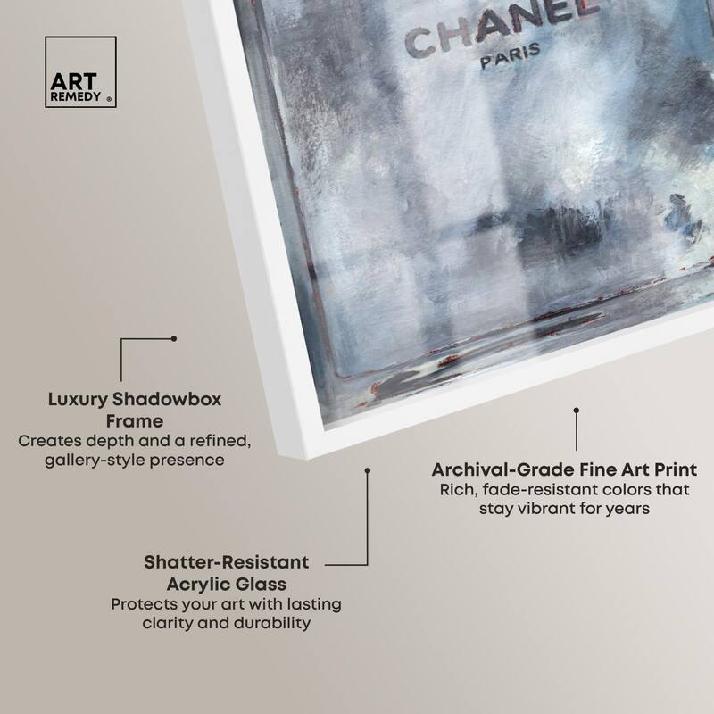 Doll Memories - Grey Perfume Shadowbox by Art Remedy