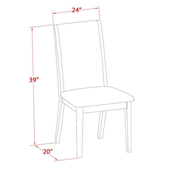 Dining Set 3Piece Dining Set Included a Dining Table 2 Parsons
