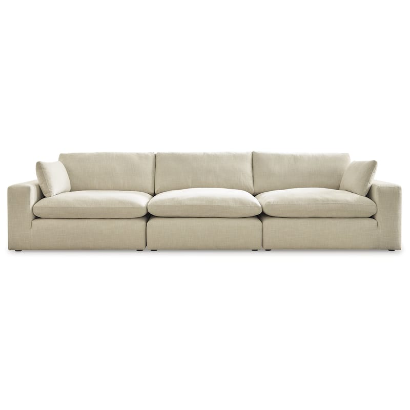 Signature Design by Ashley Elyza White 3-Piece Sectional Sofa - 144" W x 42" D x 36" H