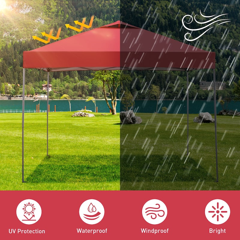 Ainfox 10 x 10 ft Pop-Up Party Canopy Tent Gazebo