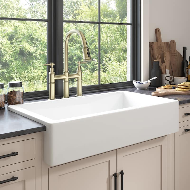 Farmhouse Apron Ceramic Kitchen Sink