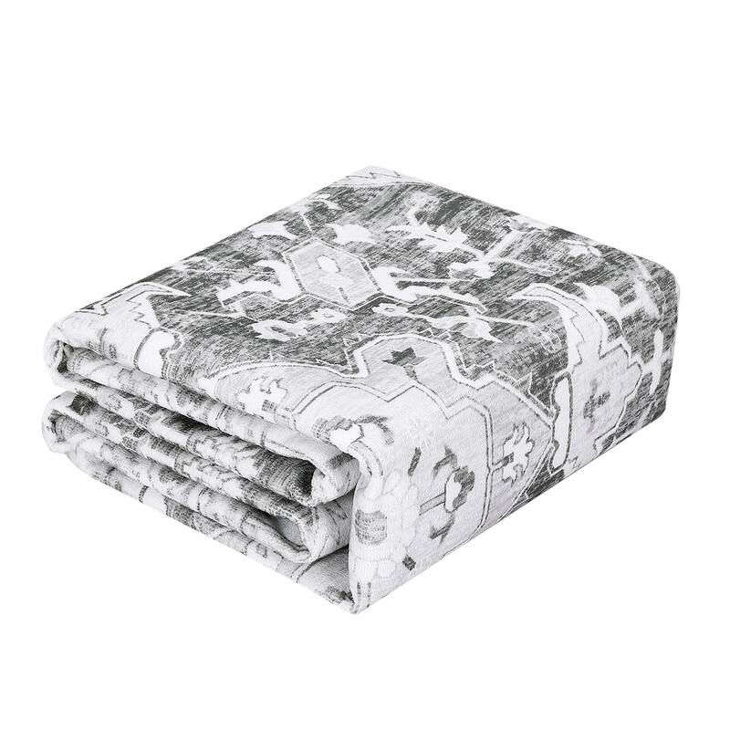 Runner Rug 2x6 Traditional Washable Vintage Medallion Floral Design Area Rug - 2' x 6' Oval