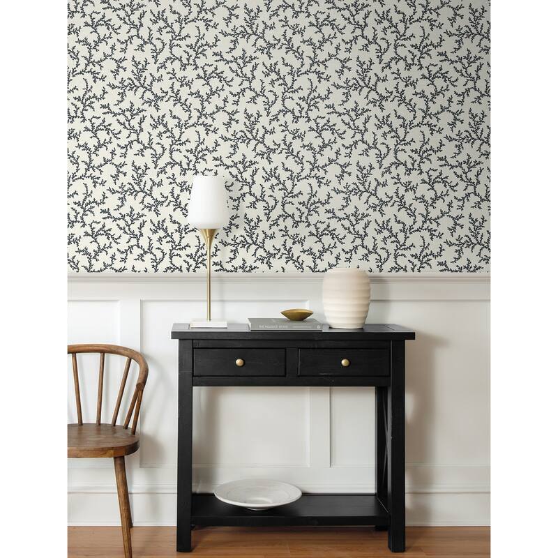 Seabrook Designs Corail Nonwoven Unpasted Wallpaper