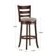 preview thumbnail 14 of 43, Verona Linen Ladder Back Swivel Bar Stool by iNSPIRE Q Classic