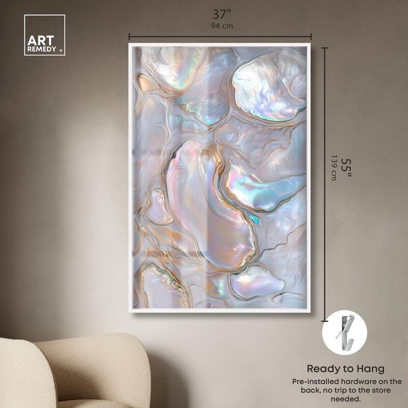 Fluid Preciousness III Shadowbox by Art Remedy