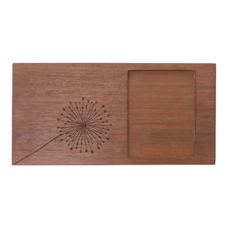 Novica Handmade Wishful Thinking Wood Tray