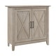 preview thumbnail 12 of 15, Key West Small Storage Cabinet with Doors by Bush Furniture Washed Gray
