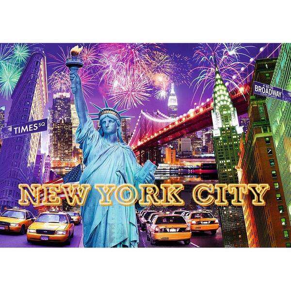 Shop Ravensburger Colorful New York 1200 Piece Puzzle Overstock
