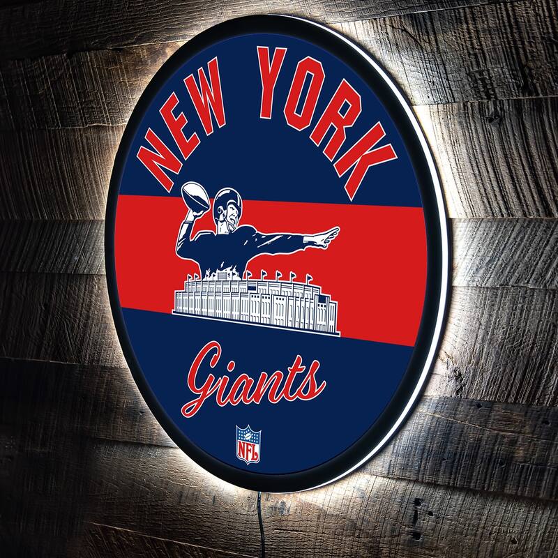 New York Giants LED Lighted Sign - Red