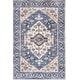 preview thumbnail 61 of 64, Washable Brilliance Persian Indoor Kitchen & Area Rug 4' x 6' - Blue/Denim - Rectangle