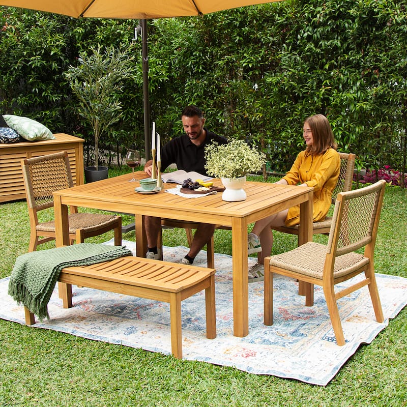 Cambridge Casual Paxton 6-piece Teak Outdoor Dining Set