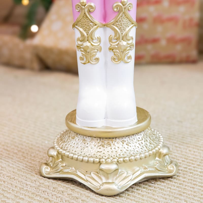 Sunnydaze Kenneth the Princely Christmas Nutcracker Statue - 37" H