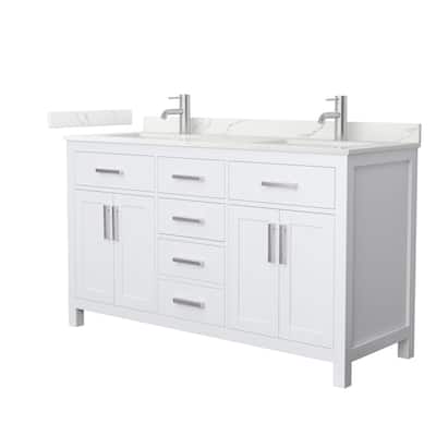 Wyndham Collection WCG2424-60D-QTZ-UNSMXX Beckett 60" Free Standing