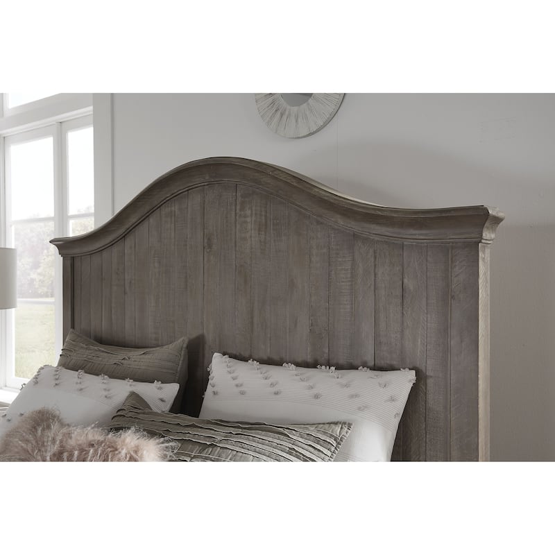Ella Crown Bed in Camel