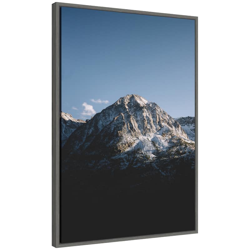Kate and Laurel Sylvie Yosemite Mountain Landscape Framed Canvas by Patricia Hasz of Patricia Rae Photography - 23x33