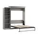 preview thumbnail 5 of 22, Versatile Queen Murphy Bed with Closet Organizer (92W) by Bestar