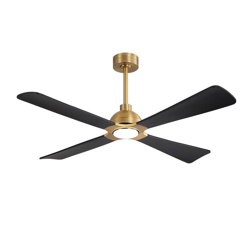 MLiAN 56" 4 Blades Indoor LED Ceiling Fan with Remite Control - 56 inch