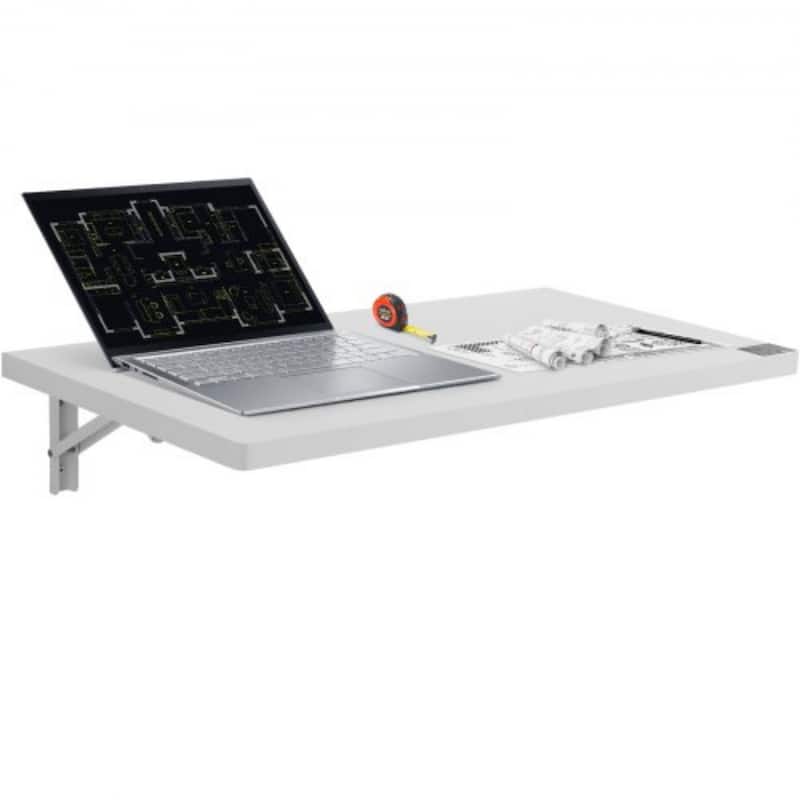 Floating Wall Mount Desk, Foldable Table for Home or Office - 31.5” x 15.7” Inch