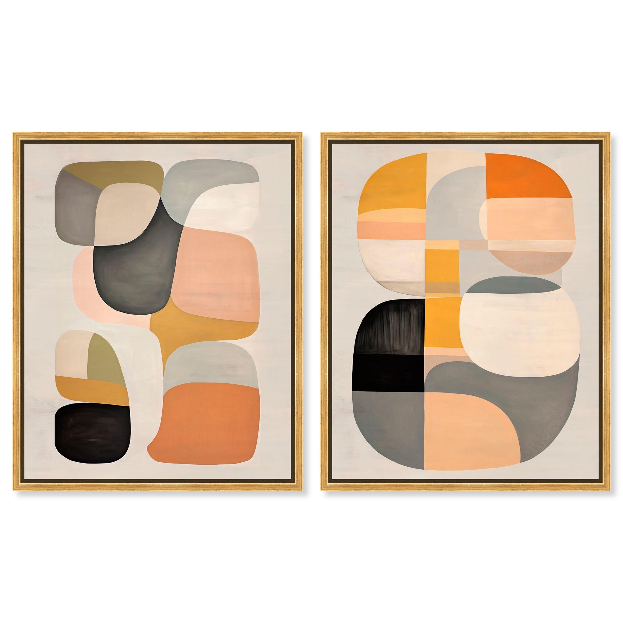 Soft Spot set Canvas Set of 2 by Art Remedy