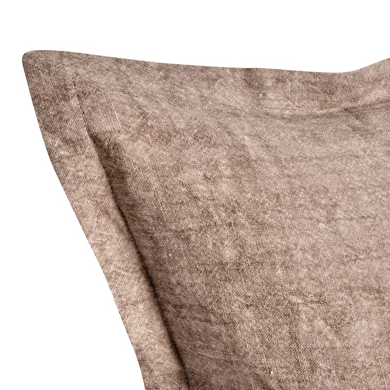 Amy Linen 22-inch Square Throw Pillow, by Kosas Home