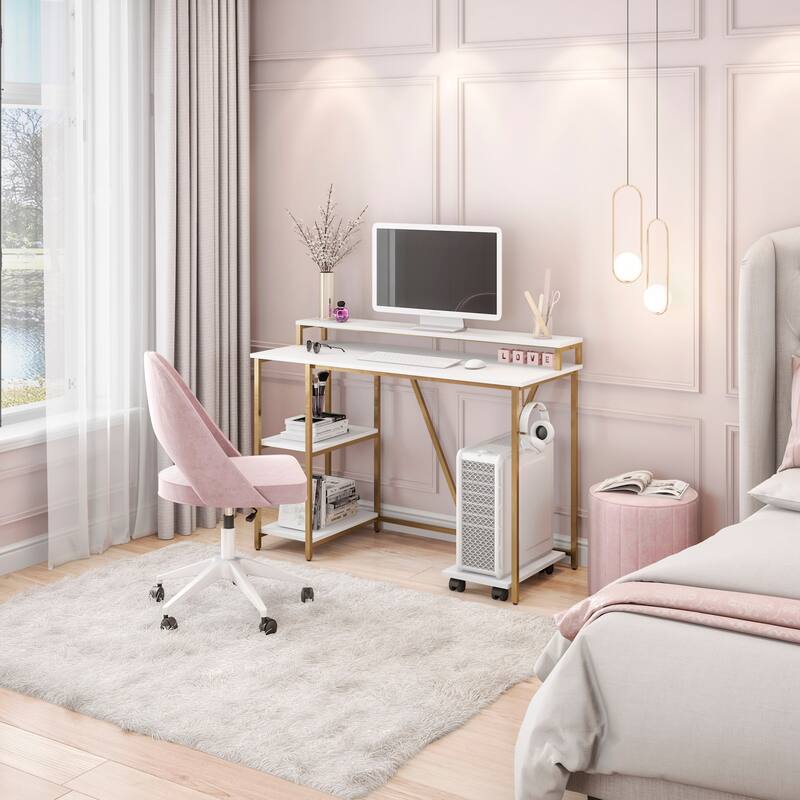 Techni Mobili Industrial Writing Desk Computer Desk Office Deask
