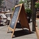 preview thumbnail 133 of 158, Wood A-Frame Magnetic Chalkboard Set-Markers, Stencils, and Magnets